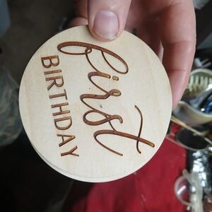 personalized laser-engraved wooden milestone discs X11 Different Milestones